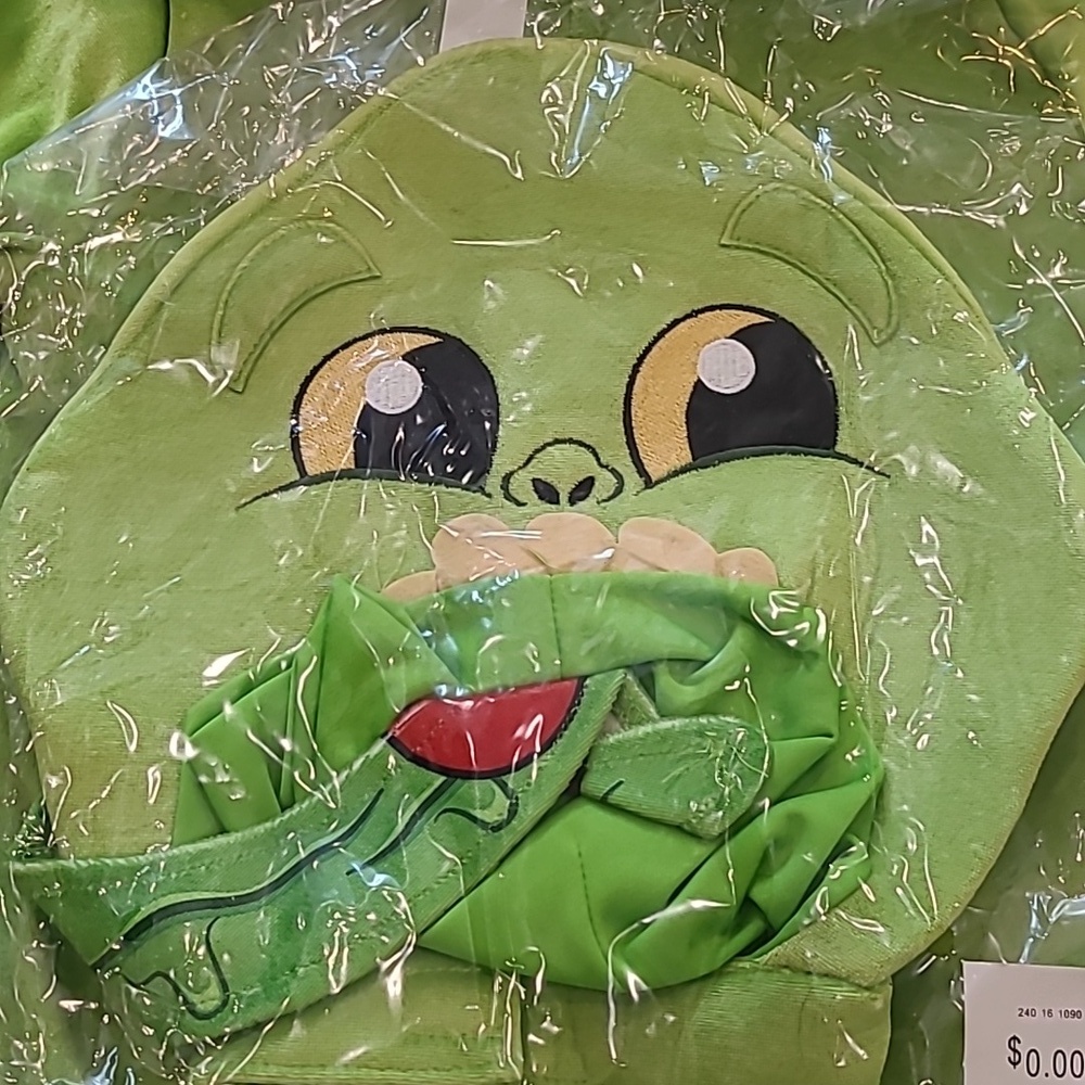 Disguise Ghostbuster Slimer Toddler Costume - Vibrant Green Size 3-4T - Picture 6 of 6
